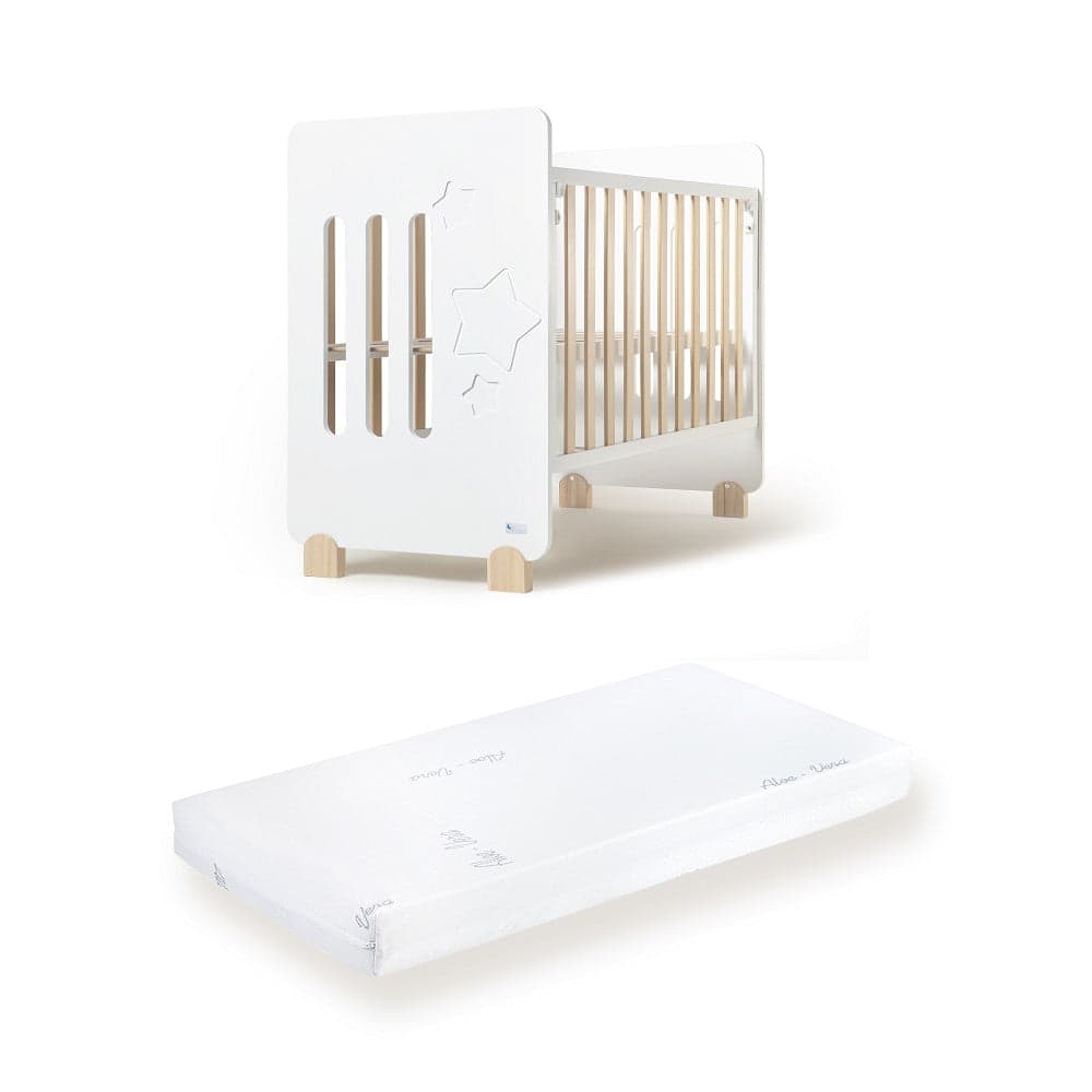 Berço Interbaby Cama Star Nature + Colchão