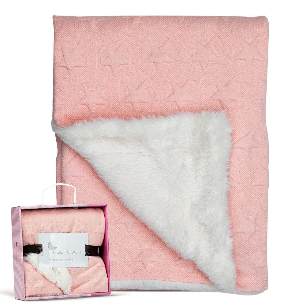 Manta Ninho Abelha Carneiro Rosa Interbaby