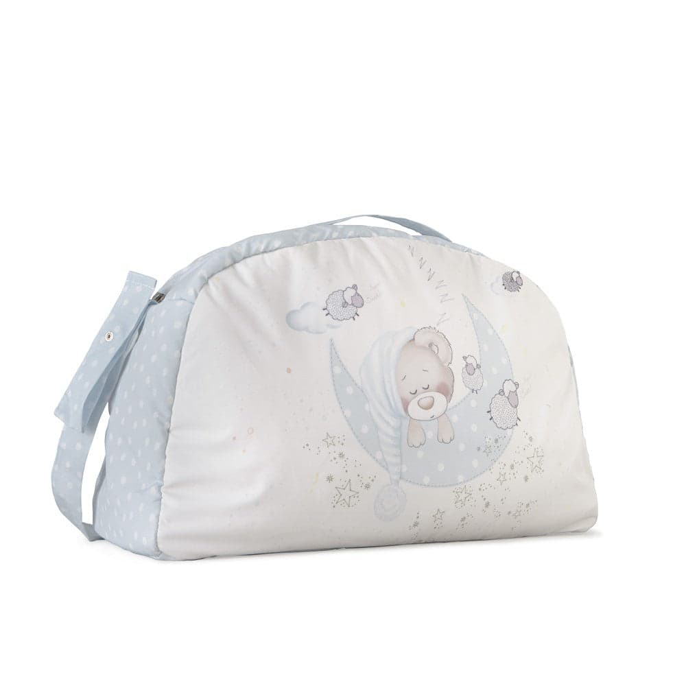 Saco De Fraldas Bear Sleeping Azul Interbaby