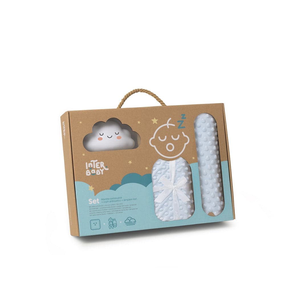 Interbaby Conjunto Manta + de Apoio + Lampada Azul