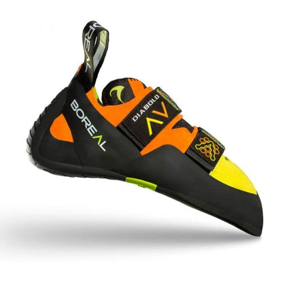 Boreal Diabolo Climbing Shoes Amarelo,Laranja 38 Homem