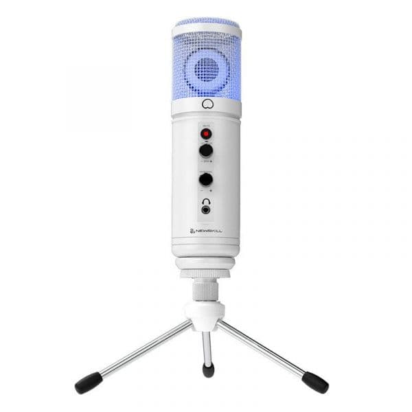 Newskill Kaliope Ivory Microfone Gaming Profissional RGB