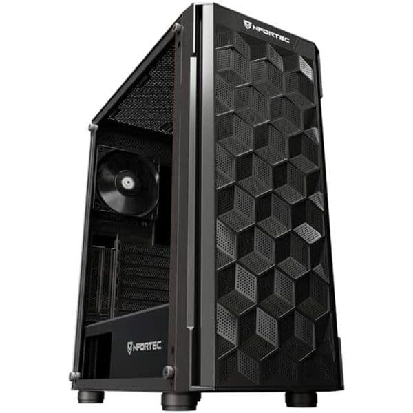Nfortec Azir Black Vidro Temperado USB 3.0 Preta
