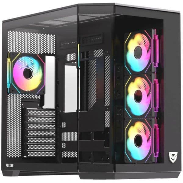 Nfortec Pulsar ARGB Mid Tower ATX Vidro Temperado USB-C Preta