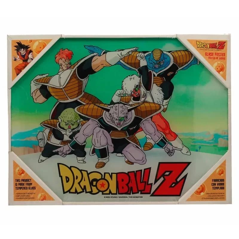 SD Toys Póster de Vidro Dragon Ball Special Forces 40x30cm