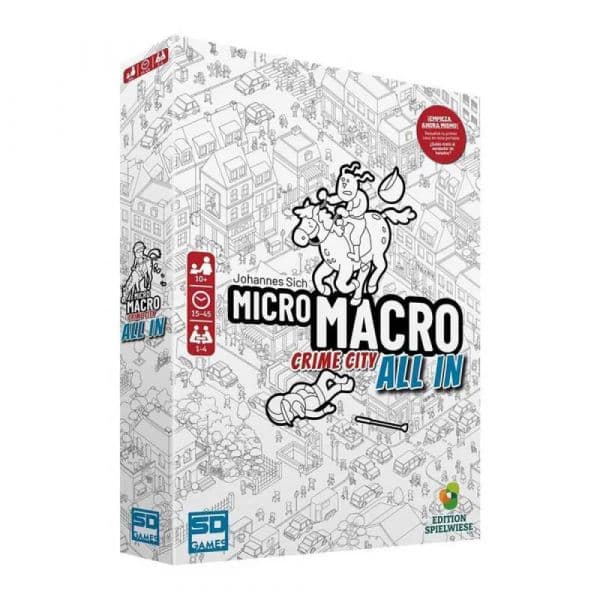 SD Games Jogo de Tabuleiro MicroMacro All In Edição Espanhol Multicolor