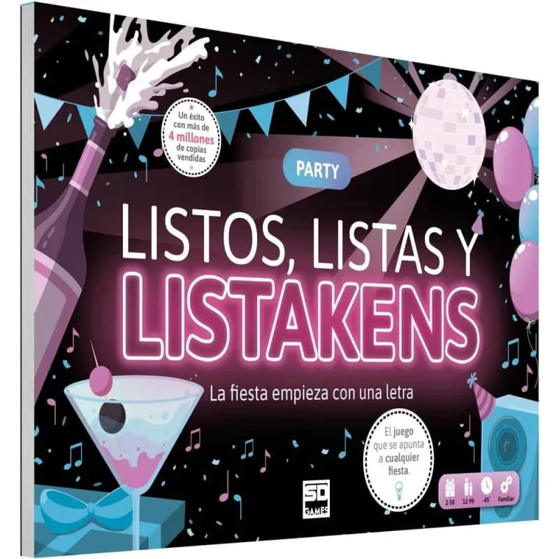 SD Games Jogo de Tabuleiro Listos, Listas y Listakens: Party (Spanish edition)