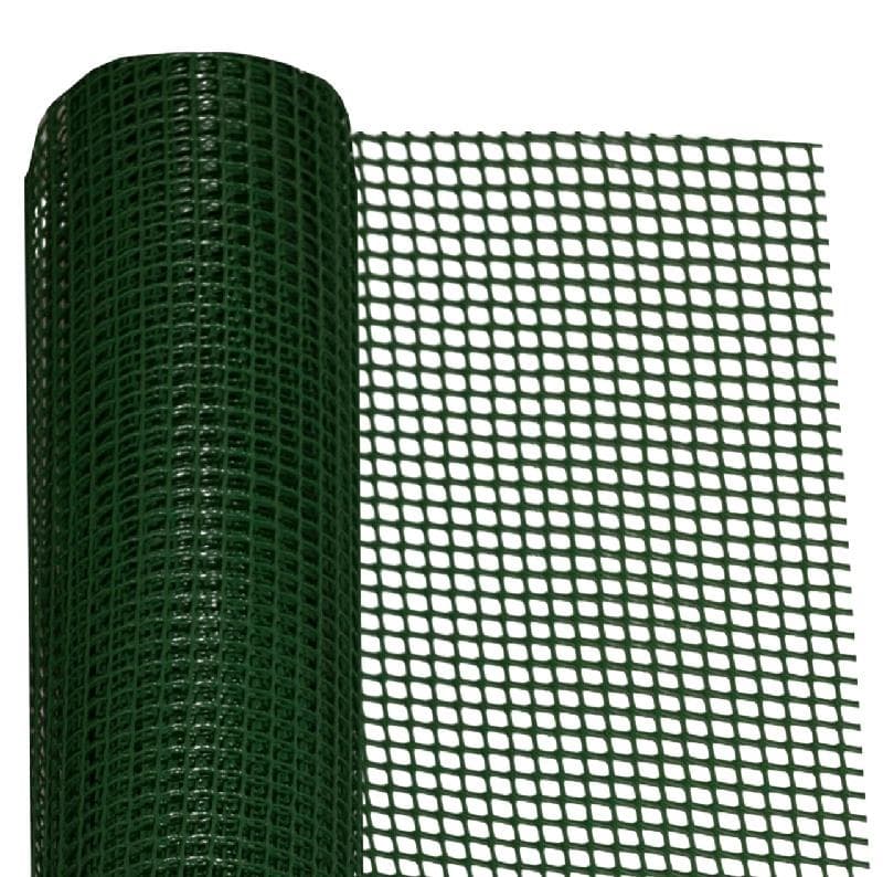 REDE VEDAÇAO PLASTICA QUADRADA VERDE 10MM 1X10M WOLFPACK