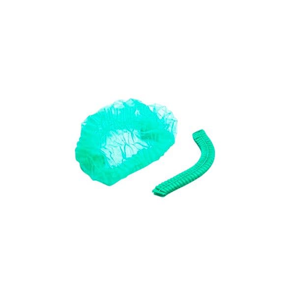 Touca Clip TNT Verde 100 Unidade - 4199