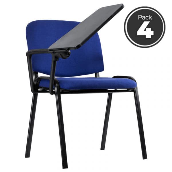 Conjunto 4 Cadeiras Ofis com Pá Azul