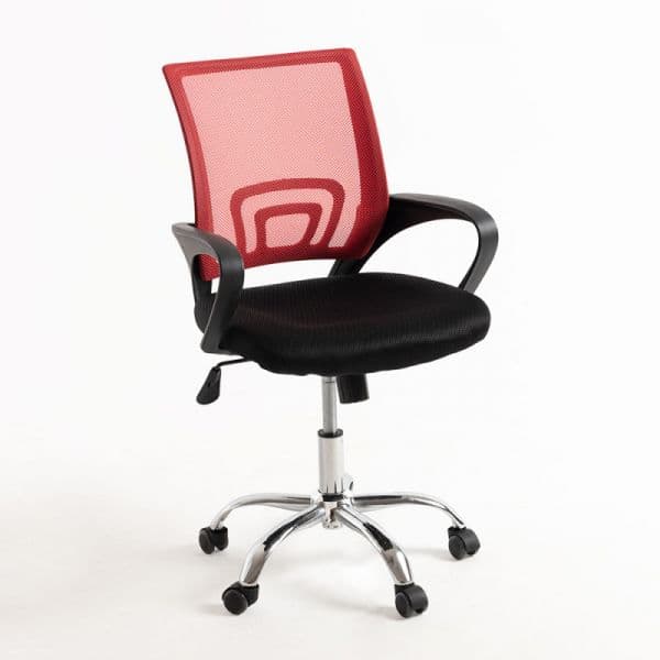 Cadeira Midi Pro Vermelho e Preto