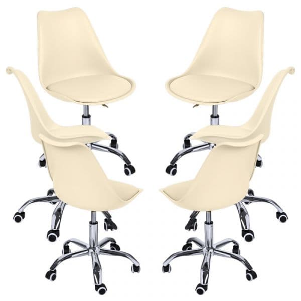 Presentes Miguel Conjunto 6 Cadeiras Neo Beige