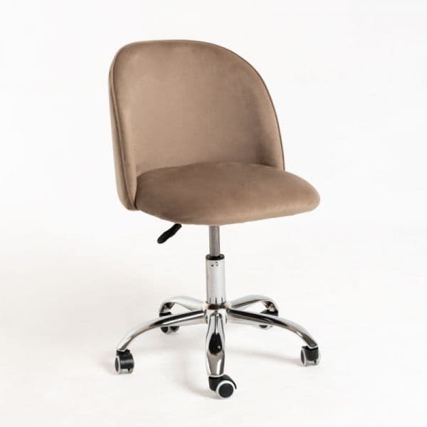 Presentes Miguel Cadeira Vint Veludo Office Beige
