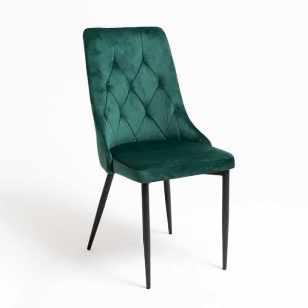 Presentes Miguel Cadeira Dolphin Black Veludo Verde