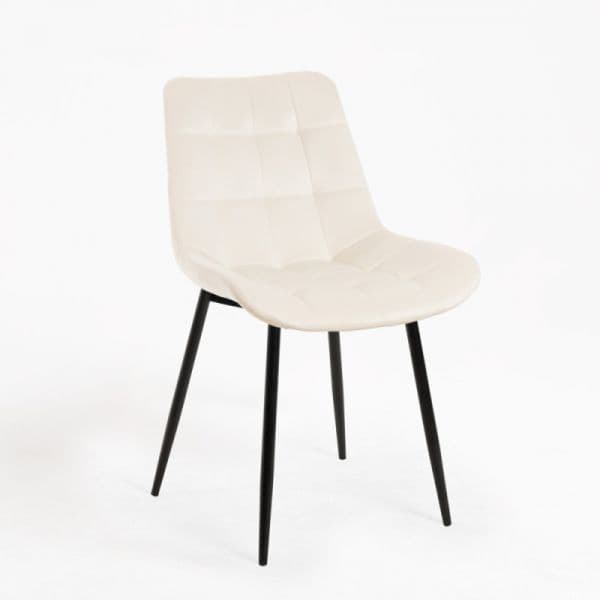 Presentes Miguel Cadeira Teray Veludo Beige