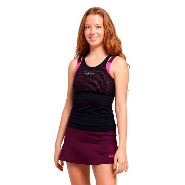 Neon Style Silvia Sunrise Sleeveless T-shirt Preto XL Mulher