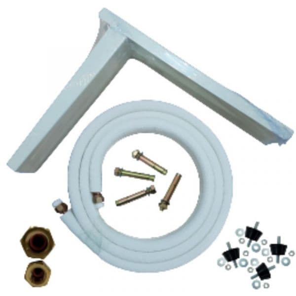 HTW Kit Instalação Ar Condicionado 5M 1/4"-3/8" Esquadro SilentBlock TAC HTW-SK5M1438-EST2