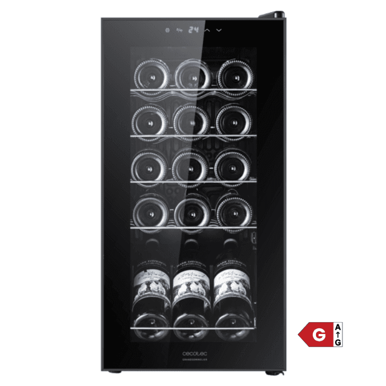 Cecotec Bolero GrandSommelier 1550 Black Compressor 15 Garrafas