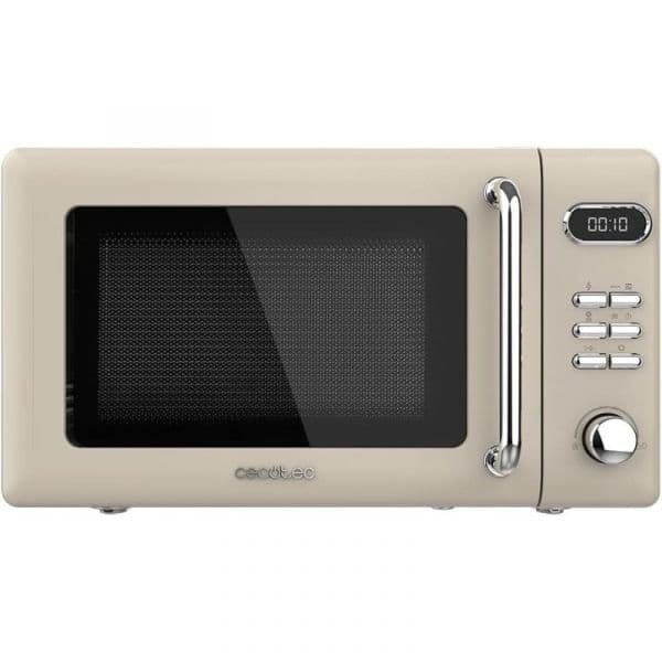 Microondas Cecotec ProClean 5110 Retro com Grill 20L 700W Bege