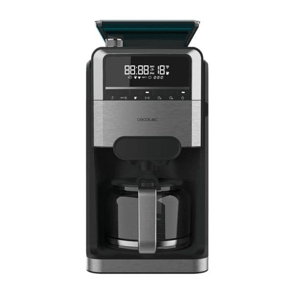 Máquina de Café Cecotec Coffee 66 Grind & Brew Preto e Cinzento