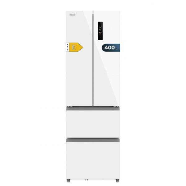 Frigorífico Americano Cecotec Bolero CoolMarket Combi F2D 400 White 400L Classe E