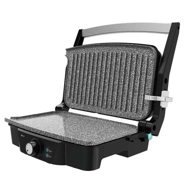 Churrasqueira eléctrica Cecotec Rock’nGrill 1500 Stone Ceramic Mix&Grill