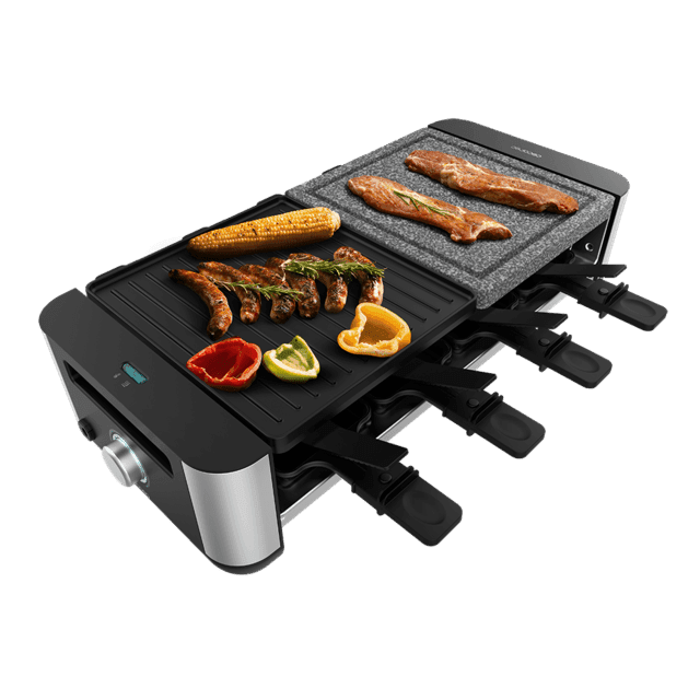 Grelhador Cecotec Raclette Cheese&Grill 16000 MixGrill 3225 Inox