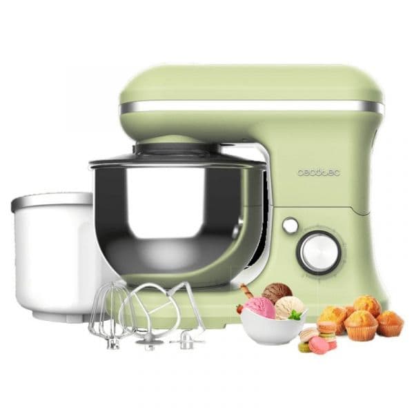 Batedeira Cecotec Cecomixer Merengue Ice-Cream Green Batedeira 5 Funções 5L 1200W Verde