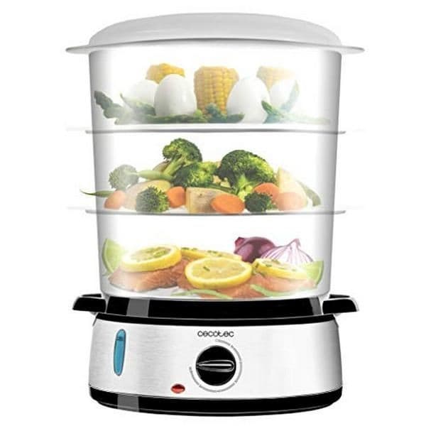Máquina de Cozer a Vapor Cecotec Vapovita 3000 Inox