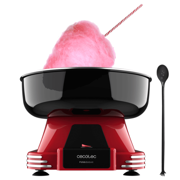 Cecotec Máquina de Algodão Fun&Sugar Vermelho/Preto - 04257