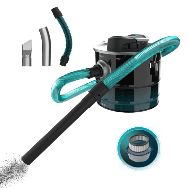 Aspirador Cecotec Aspirador de Cinzas Conga Ash 3000 Home 15L 1000W Azul