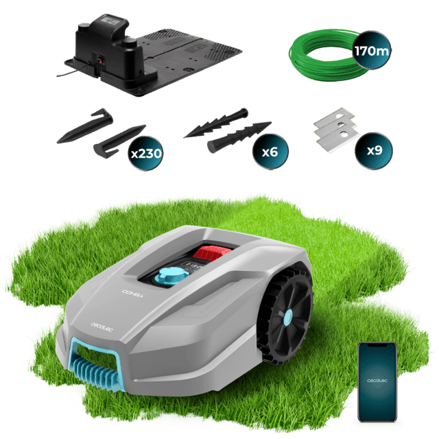 Cecotec Robot Corta-Relvas Conga GrassHopper 800 Connected
