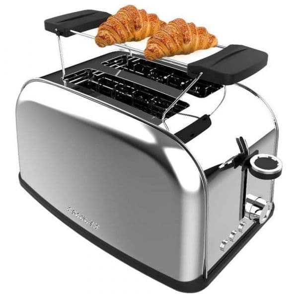 Cecotec Toastin´ Time 850 Inox Toaster Prateado