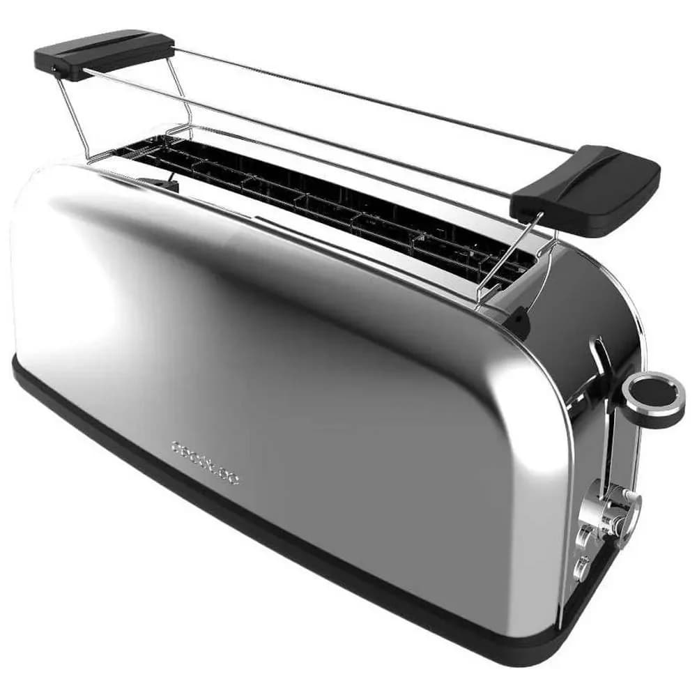 Cecotec Toastin´ Time 850 Inox Long Toaster Prateado