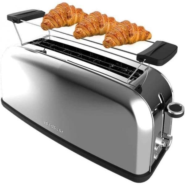 Cecotec Toastin´ Time 850 Inox Long Toaster Prateado