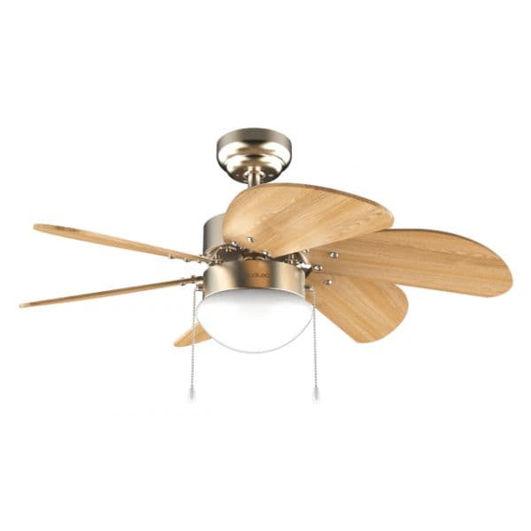 Cecotec EnergySilence Aero 365 Gold&Wood 50W Ventilador de Teto com Luz 92cm