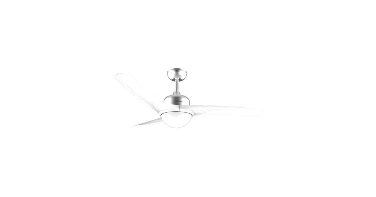 Cecotec Ventilador de Teto EnergySilence Aero 560 IronWhite 52" com Luz LED e 3 Pás