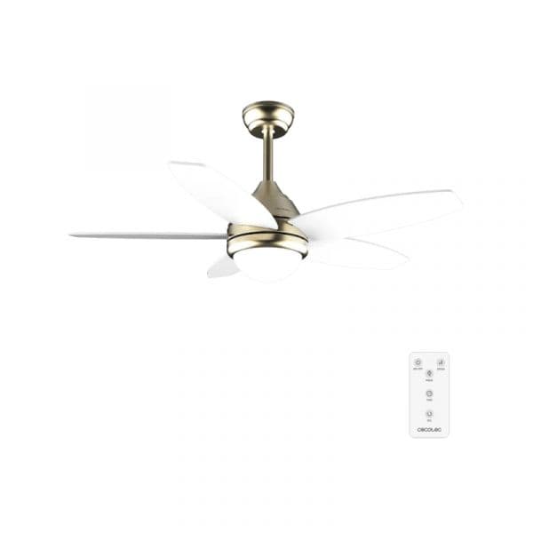 Cecotec Ventilador de Teto EnergySilence Aero 4200 GoldLightWood