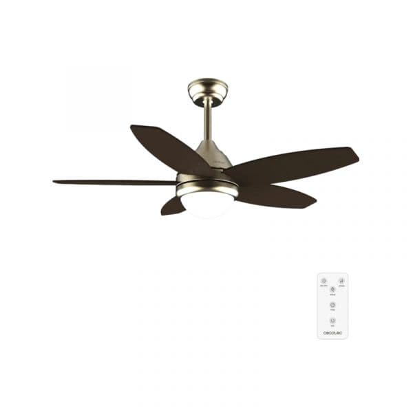 Cecotec Ventilador de Teto EnergySilence Aero 4200 GoldDarkWood