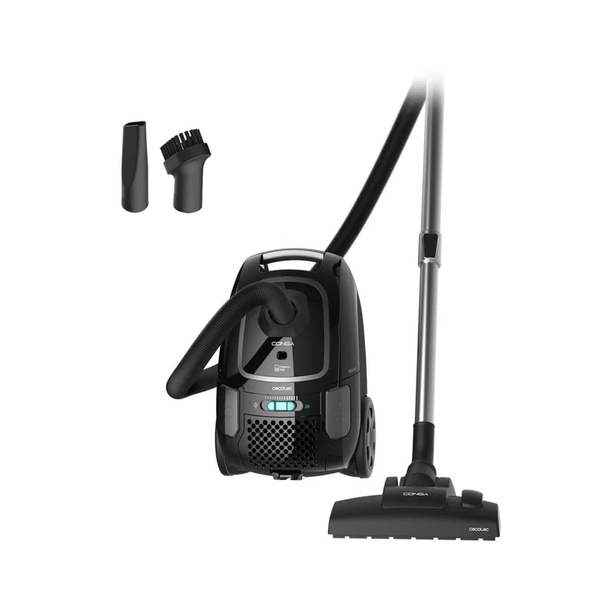 Aspirador Cecotec Conga Powerbag 4000 XL Aspirador Trenó com Saco e Cabo 890W Preto