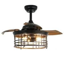 Cecotec Ventilador de Teto EnergySilence Aero 3600 Invisible Metallic Style com Luz 25W