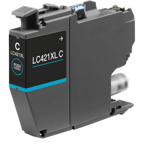 Tinteiro Compativel Brother LC421XL Azul