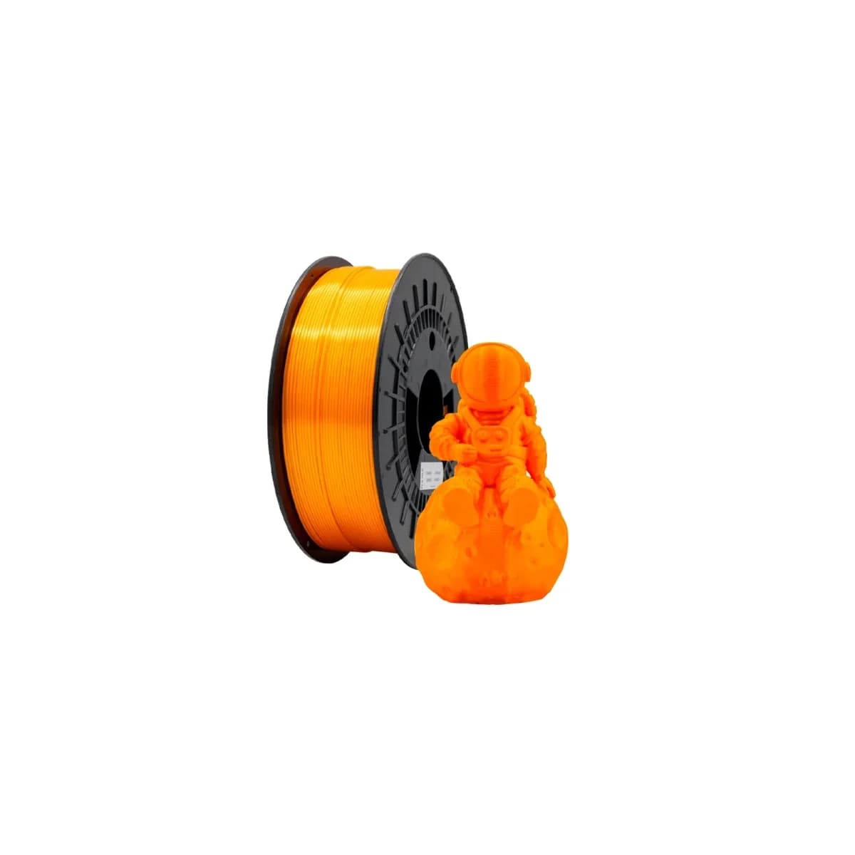 Filamento para Impressora 3D PLA Silk 1.75mm 1Kg Laranja