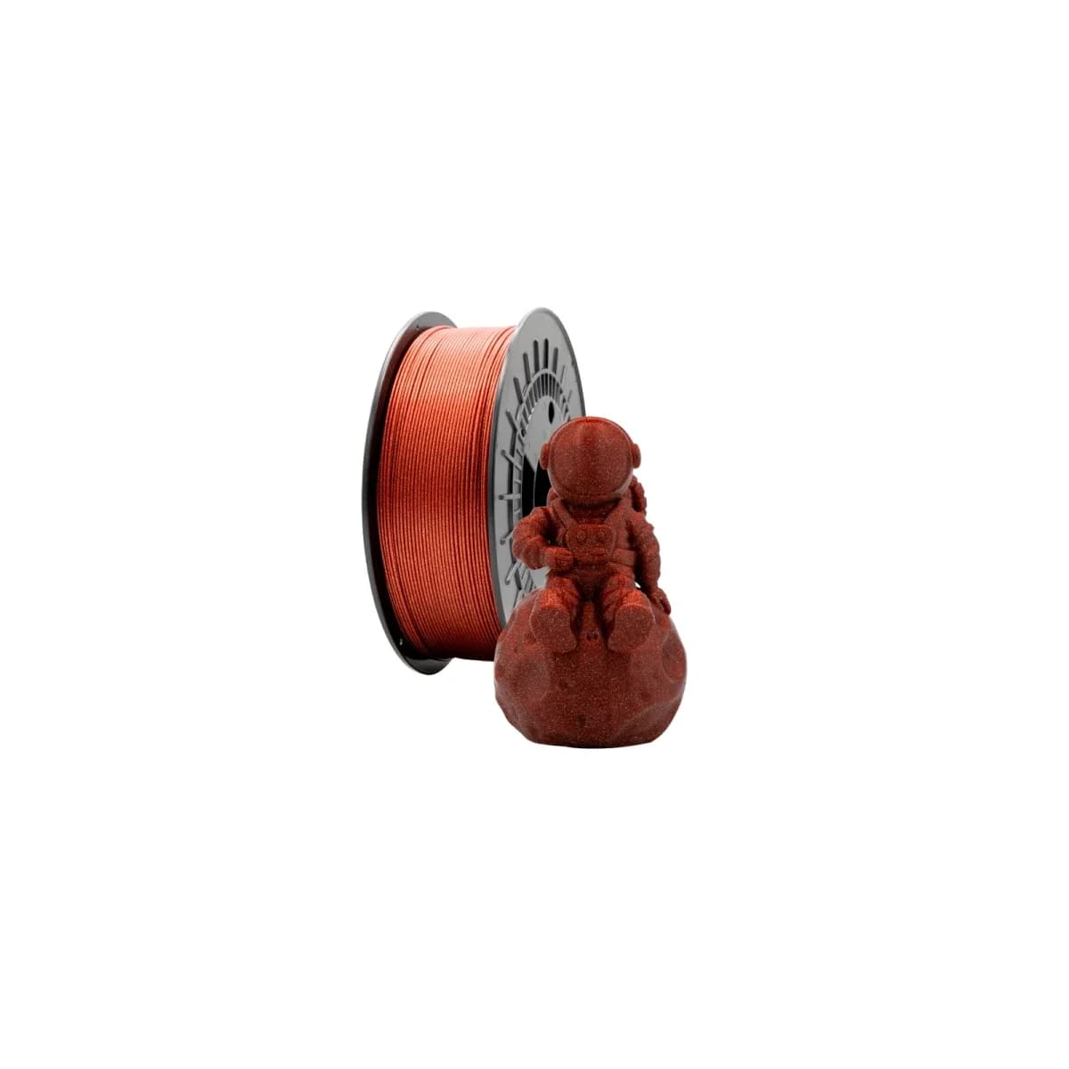 Filamento de Impressão 3D Pla GLITTER 1.75mm 1Kg Vermelho