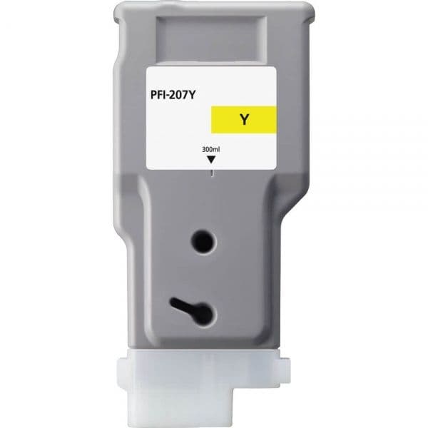 Tinteiro Canon PFI-207 Amarelo Compatível