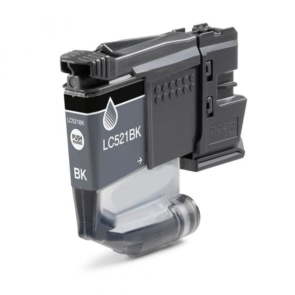 Tinteiro Genérico Brother LC521 Preto Compatível