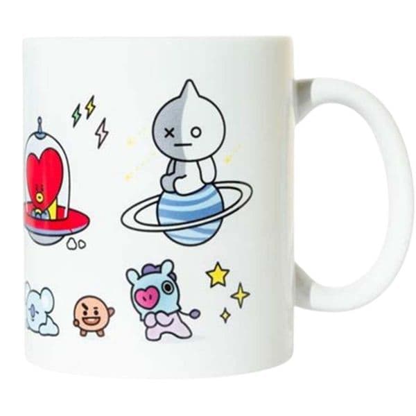 Grupo Erik Caneca BT21 Cerâmica Branco 330ml/300ml
