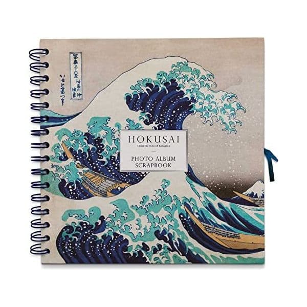 Grupo Erik Álbum de Fotos Scrapbook "A Grande Onda de Kanagawa" Hokusai 26x26cm 40 Páginas