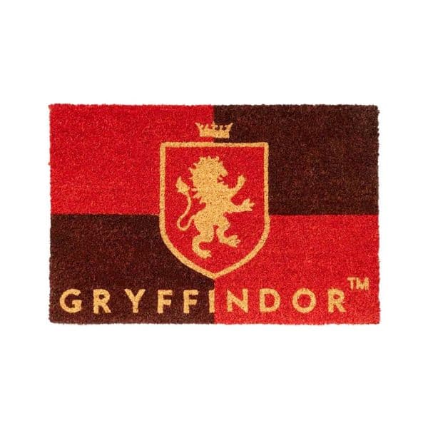 Tapete Harry Potter Gryffindor Fibra de Coco Multicor 40x60cm