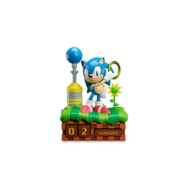 GRUPO ERIK Calendário Perpétuo 3D Sonic the Hedgehog